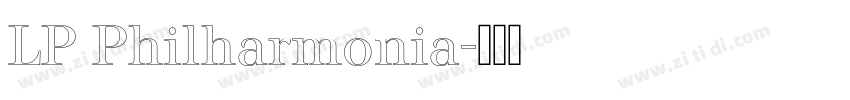 LP Philharmonia字体转换